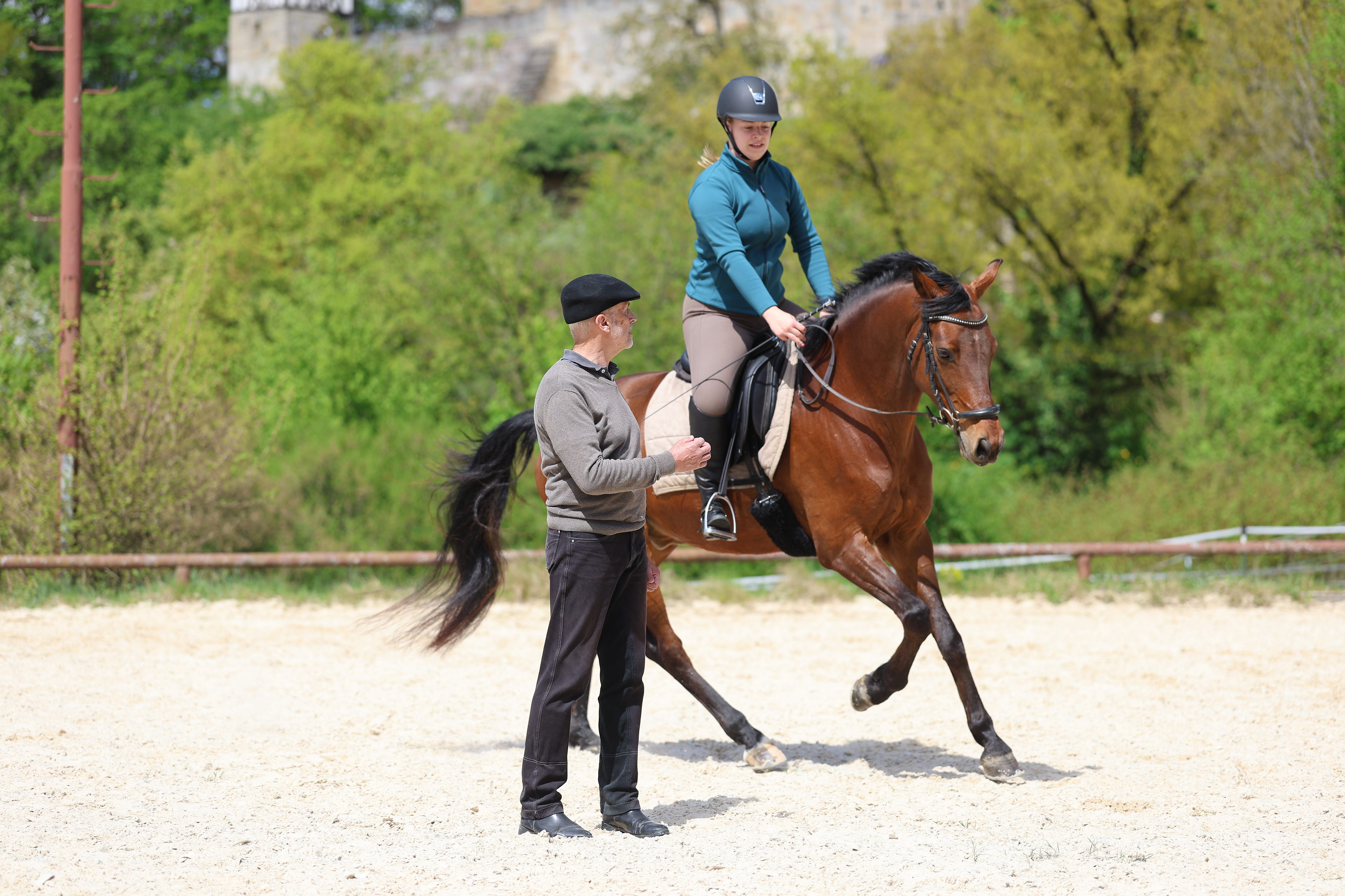 Knut Krüger beim Untericht